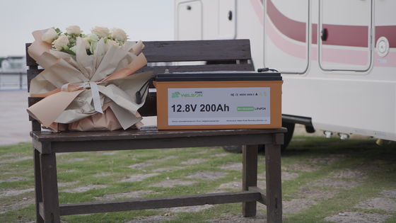 12.8V 100ah 200ah Lifepo4 قارب بطارية العربة تخزين الطاقة الشمسية 12 فولت بطارية Rv البحرية